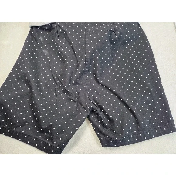 Karen Scott Woman 16W Black Polka Dot Skort Skirt Shorts Plus Size Summer - Picture 5 of 8